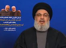 متن سخنرانی سید حسن نصرالله به مناسبت شهادت سپهبد قاسم سلیمانی و ابومهدی المهندس